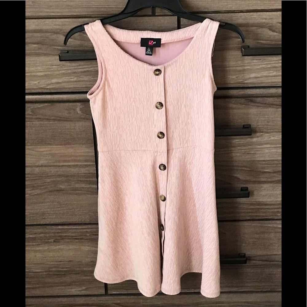 Girls Pink sleeveless dress ( never worn )